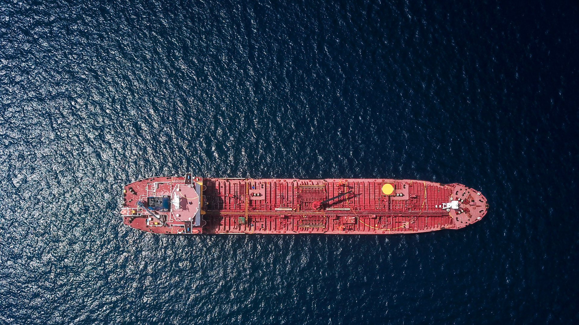 Tanker at sea